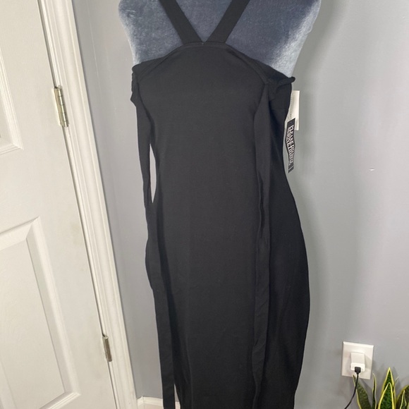 New York & Company Classy Black Bodycon Midi Dress NWT - Picture 7 of 9